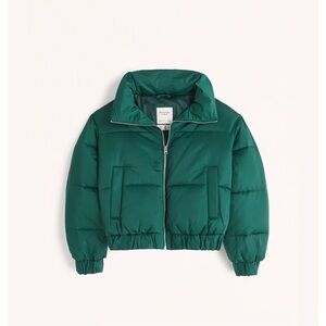 Abercrombie & Fitch Green Puffer Jacket Ultra Collection